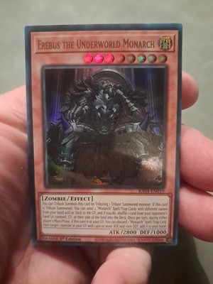 Erebus the Underworld Monarch ultra rare RA04-EN019 