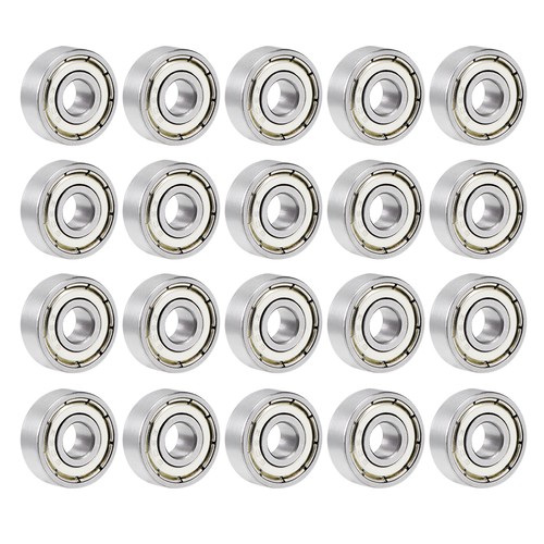 Lot De 20 Roulements à Billes 629Z – 9x26x8 Mm, Double écran, En Acier Chromé !