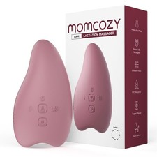Momcozy Warming Lactation Massager 2-in-1, Soft Breast Massager for Breastfeed