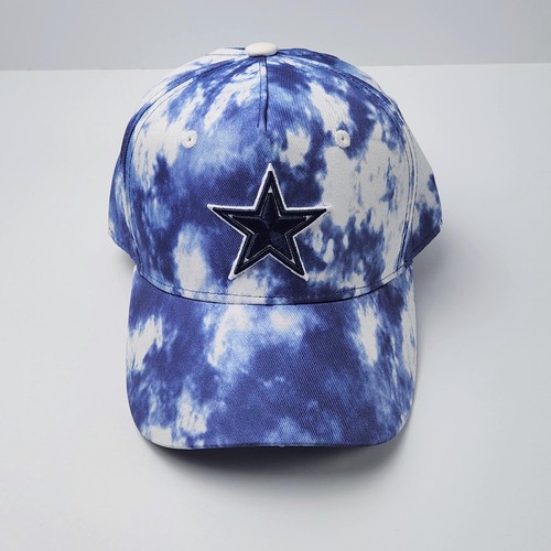 Dallas Cowboys Mütze Kappe Druckknopflasche Jugend Einheitsgröße blau weiß NFL Football Batik - Bild 2 von 13