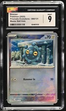 Pokémon TCG GRADED 2025 Bronzor 066/131 Prismatic Evolutions  9 ENG