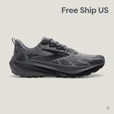 Brooks Men's Ghost Trail Running Shoes/Light Grey01/D NO Ship CA