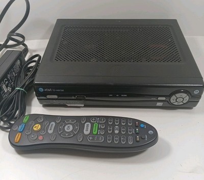 AT&T U-verse Receiver  VIP 2250 HD DVR Cable Box W/ Remote, Motorola power cord
