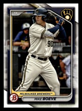 Mike Boeve 2024 Bowman Prospect ROOKIE #BP-138 Milwaukee Brewers RC CARD