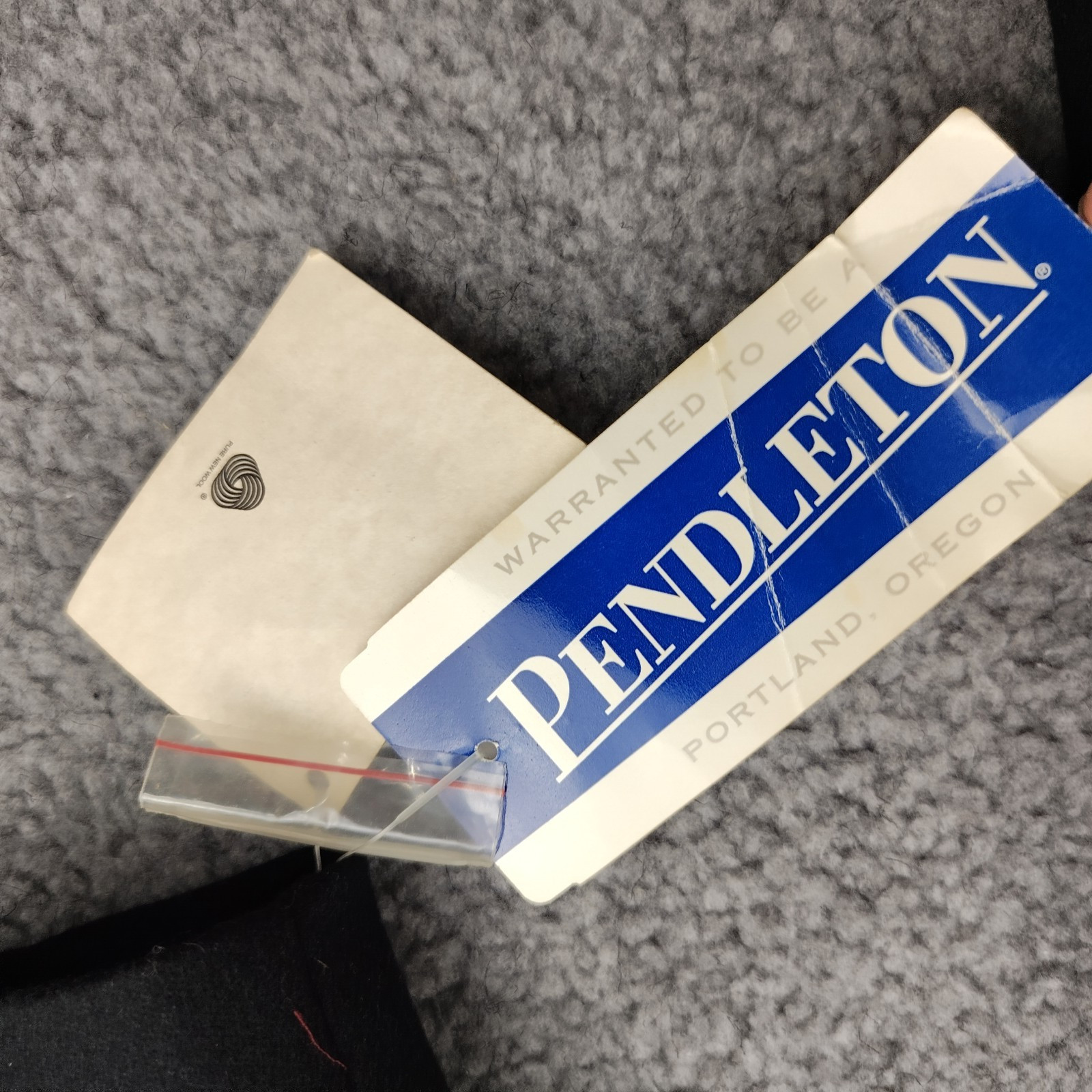 VTG Pendleton Blazer Single Button Black Wool Siz… - image 8