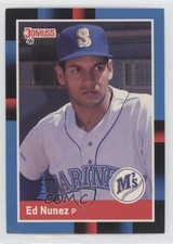 1988 Donruss Edwin Nunez (Solid Blue Upper Right Corner) #445 xm0