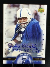 2005 Upper Deck NFL Legends Signatures JOHN MACKEY AUTOGRAPH #LS-JY AUTO 