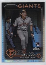 2024 Topps Chrome Update Rookie Debut Prism Refractor Jung-Hoo Lee Jung HOO 16we