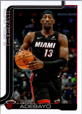 2025-26 Topps #75 Bam Adebayo Miami Heat