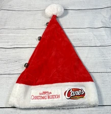 Raising Canes National Lampoons Christmas Vacation Clark Santa Hat 2022 w/Bells