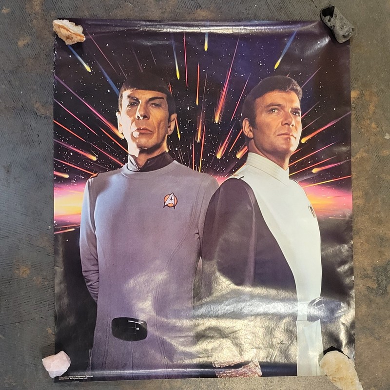 1979 Star Trek The Motion Picture Promotional Poster 24 x 20 Crest Prell