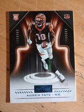 Panini 2018 Playbook Rookies Auden Tate Cincinnati Bengals RC #156 /49