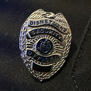 Disneyland Security Officer Badge Single Pin Disneyland/DCA Disney Franchise