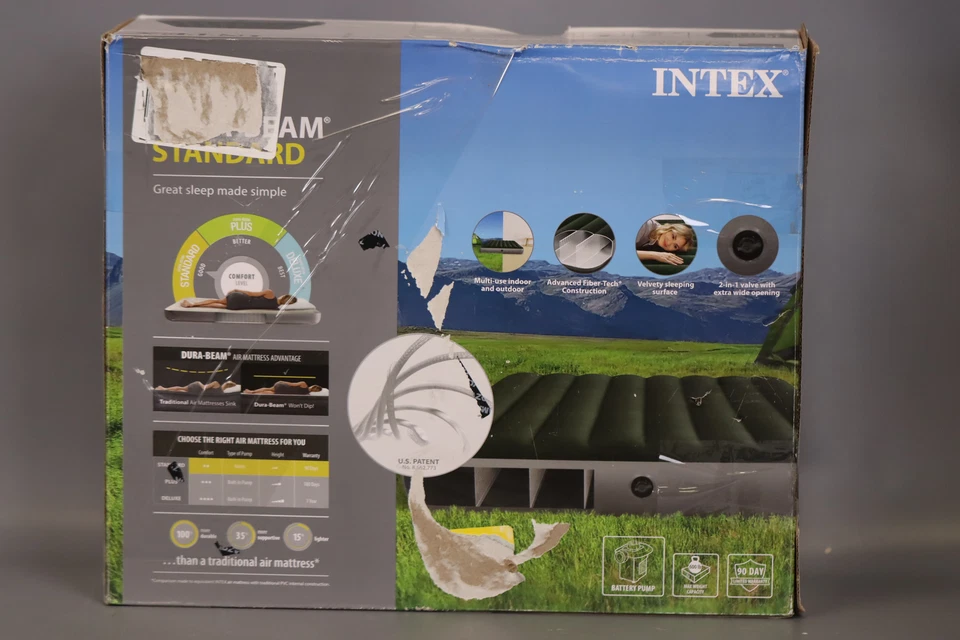 Colchón de aire Intex 64778E Dura-Beam Standard Prestige: Fiber-Tech - tamaño completo... Foto 2 de 4