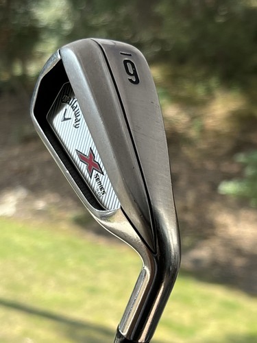 Callaway X Series N415 6 Iron 26* Steel Shaft Uniflex 37.75" New Karma Grip - Picture 13 of 16