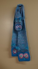 Girls' Accessories Children's Place Blue Merle Knit Scarf Mitten Set Owls
