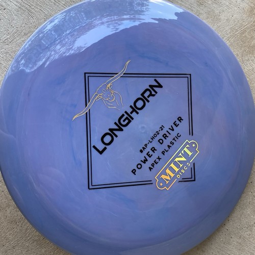 Mint Discs ~ Swirly Second Run Apex Longhorn ~ New ~ 167 Grams ~ Disc Golf - Picture 2 of 3