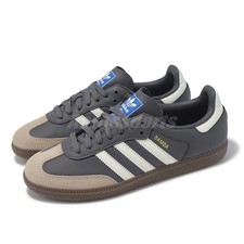 adidas Originals Samba OG Grey Chalk White Gum Men Unisex Casual Shoes JR0913