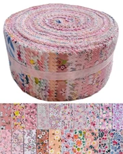 Jelly Roll Fabric 100% Cotton Quilting Fabric, 40 Pre-Cut Strips (2.5 x 44 In...