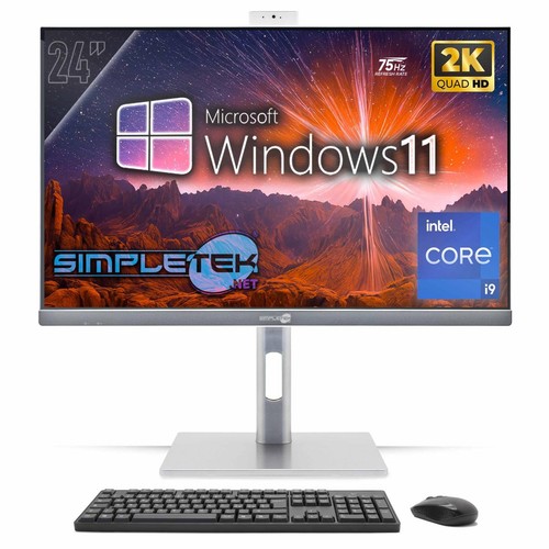 All In One 24" 2K 75Hz I9 9Th Gen Win 11 Ram 8Gb Ssd 240Gb Gpu Rx550 4Gb Gaming - Picture 9 of 9