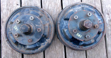 1946 1947 1948 Ford Front Brake Drums Hubs Original Pair 1940 1941 1942 Mercury