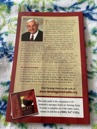 Romans DR. DAVID JEREMIAH. volume one GOD’S righteouseness and man's rebellion - Picture 2 of 2