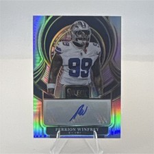 Perrion Winfrey 2025 Panini Select Prizm Autograph Cowboys SIP-PWY