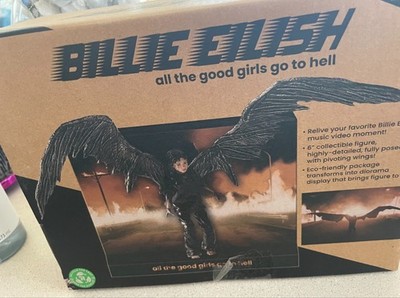 BILLIE EILISH ALL THE GOOD GIRLS GO TO HELL 6'' COLLECTIBLE FIGURE Ships Free