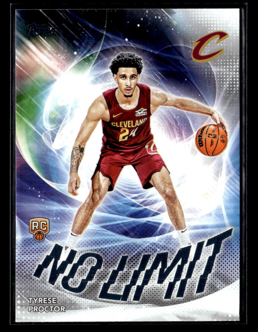 2025-26 Topps #NL-40 Tyrese Proctor No Limit Card Cleveland Cavaliers