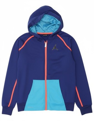 Jordan Jungen Therma-Fit Zip Hoodie Pullover 13-14 Jahre XL dunkelblau BP16