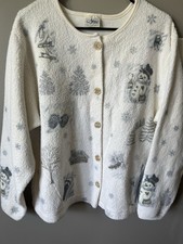 Vintage Made in USA snowman cardigan - Oversized m/l