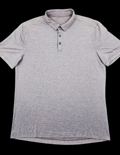 Lululemon weiches Poloshirt Herren Large helllila