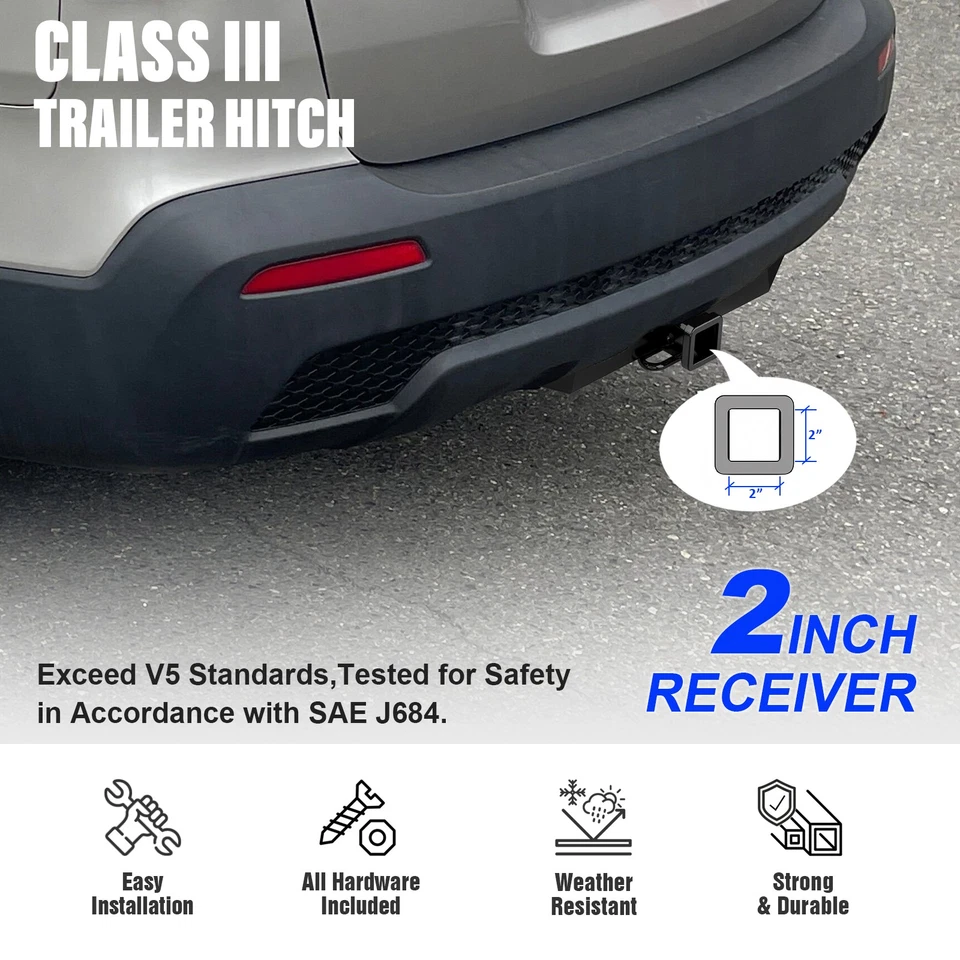 Receptor de enganche de remolque para Kia Sorento Hyundai Santa Fe 2011-2013 Foto 3 de 4