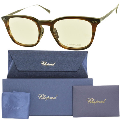 NEW!! CHOPARD VCH248 06XE Brown Square Full Rim Unisex Optical Frame Eyeglasses