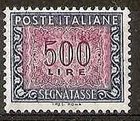1984-00 ITALY TAX MARKER 500 LIRE MNH **