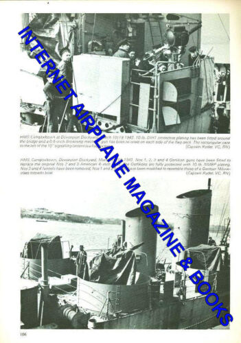 WARSHIP PROFILE 5 HMS CAMPBELTOWN ST. NAZAIRE RAID NORMADIE DRYDOCK MTB VC MODS - Picture 2 of 3