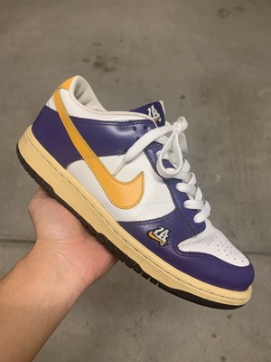nike dunk low la lakers