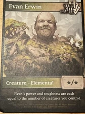 Magic the Gathering Star City Games Evan Erwin Elemental Token