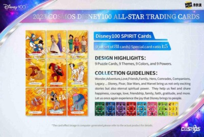 Kakawow 2023 COSMOS DISNEY 100 Years ALL-STAR Hobby Box Factory