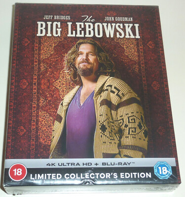 THE BIG LEBOWSKI 4K UHD 2-DISC BLU-RAY STEELBOOK COLLECTORS EDITION NEU OVP READ