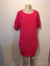 Express Mini Dress or Coverup Hot Pink  M EUC