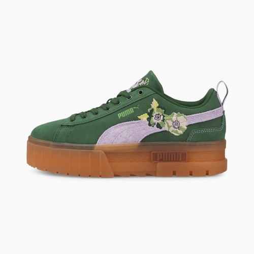 green womens puma shoes