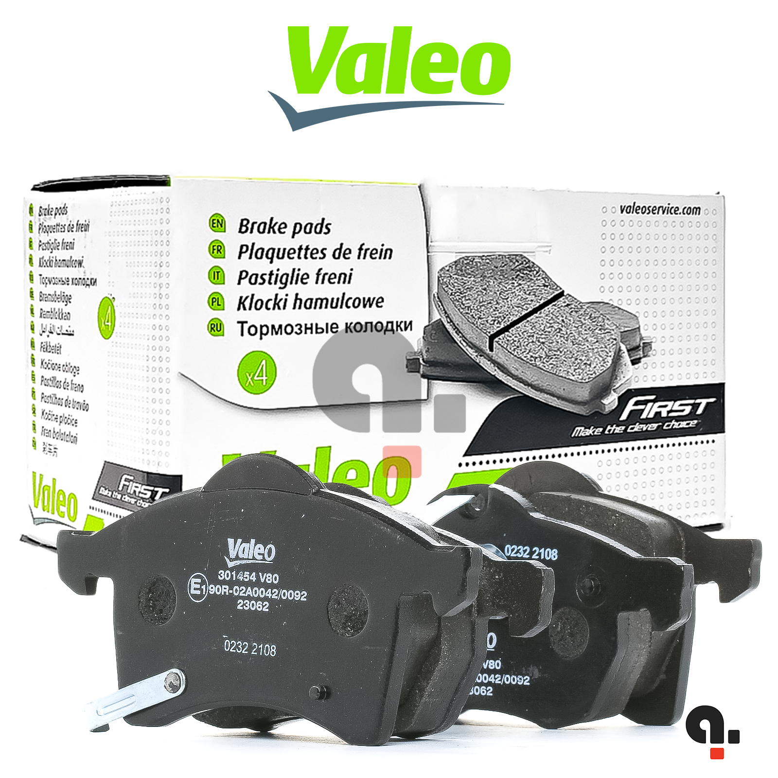 Kit Pastiglie Freno Anteriori Valeo Per Zafira A Zafira B Meriva A Meriva B Adam