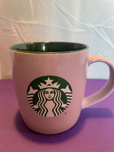 2025 Lavender Outside Starbucks 11 oz Mug Green Inside