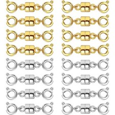 Double Magnetic Necklace Clasps and Closures Bracelet Extender Jewelry Clasps