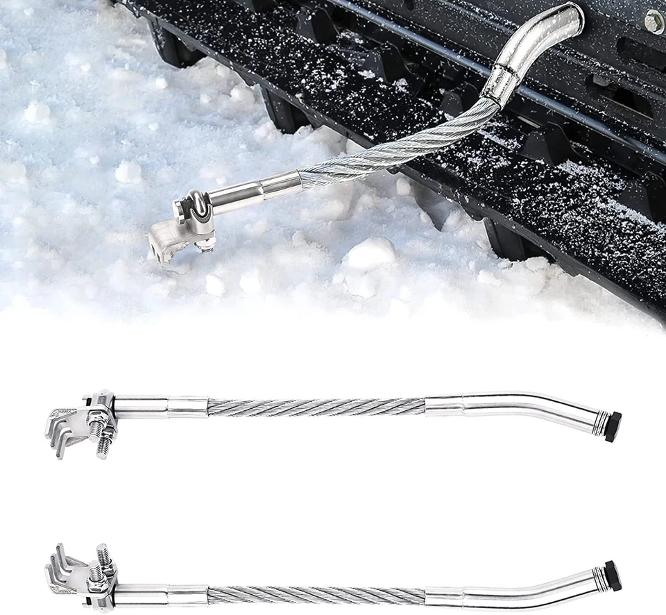 KEMIMOTO 2 PIEZAS Moto de Nieve Rascadores de Hielo Reverso para Ski-doo Polaris Arctic Cat Foto 2 de 4