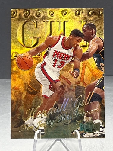Kendall Gill 1998 Skybox Metal Universe Precious Metal Gems Card # 39 34 of 50