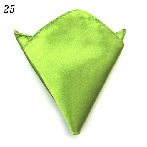 Men's Party Suit Pocket Square Solid Smooth Handkerchief Kerchief Towel Hanky US - Picture 37 of 41