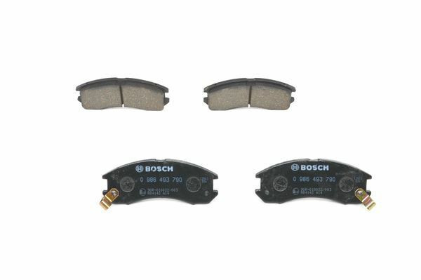 Bremsbelagsatz, Scheibenbremse Vorne FüR Mazda Bosch 0986493790-image
