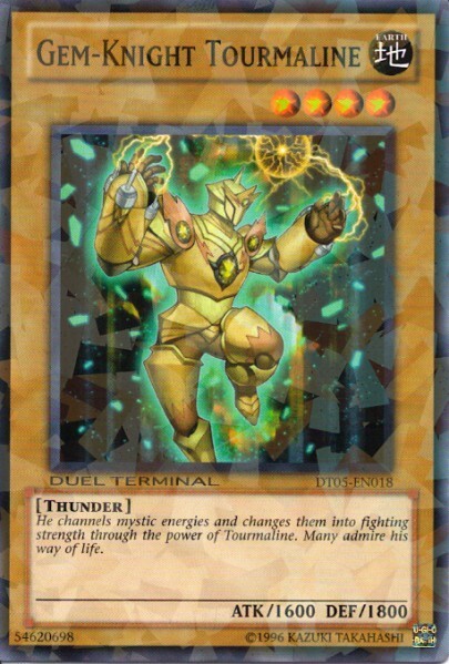 Near Mint x 1 Gem-Knight Tourmaline - DT05-EN018 - Common - Duel Terminal DT05 D
